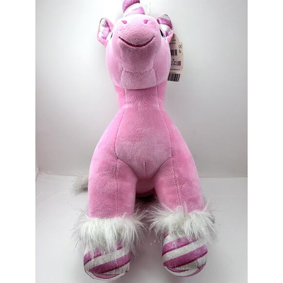 Build-A-Bear BABW 16” Candy Cane Swirl Unicorn Plush Stuffed Animal Toy W/ Dress - Picture 8 of 16